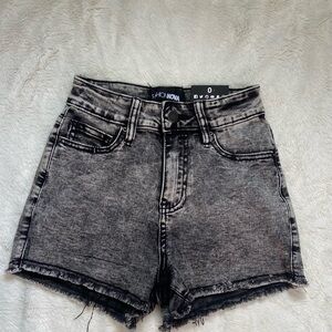 Fashion Nova Women's Charcoal Jean Shorts